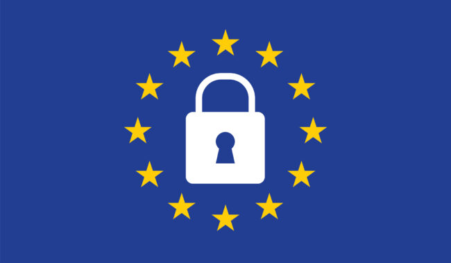 General Data Protection Regulation (GDPR) padlock